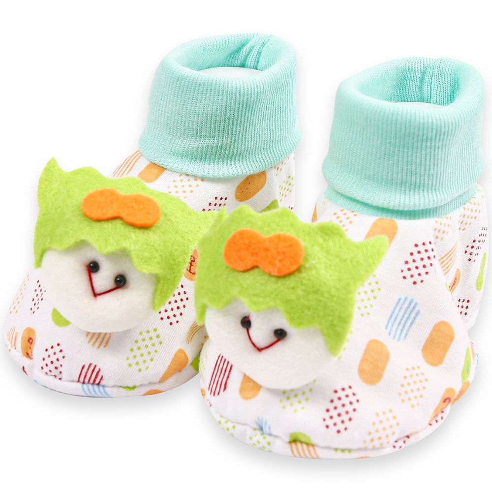 BOOTIES GREEN HELLO ANCHOR BOOTIES