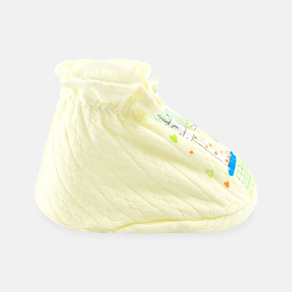 BOOTIES LEMON GIRAFFE TEXTURE