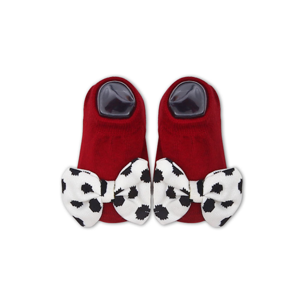 BOOTIES & CAP RED BOW