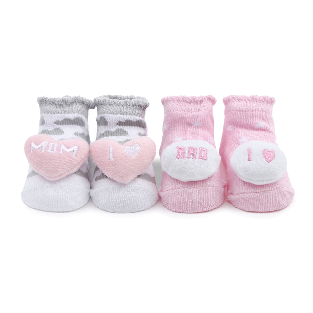 BOOTIES PK-2 PASTEL PLUSHY