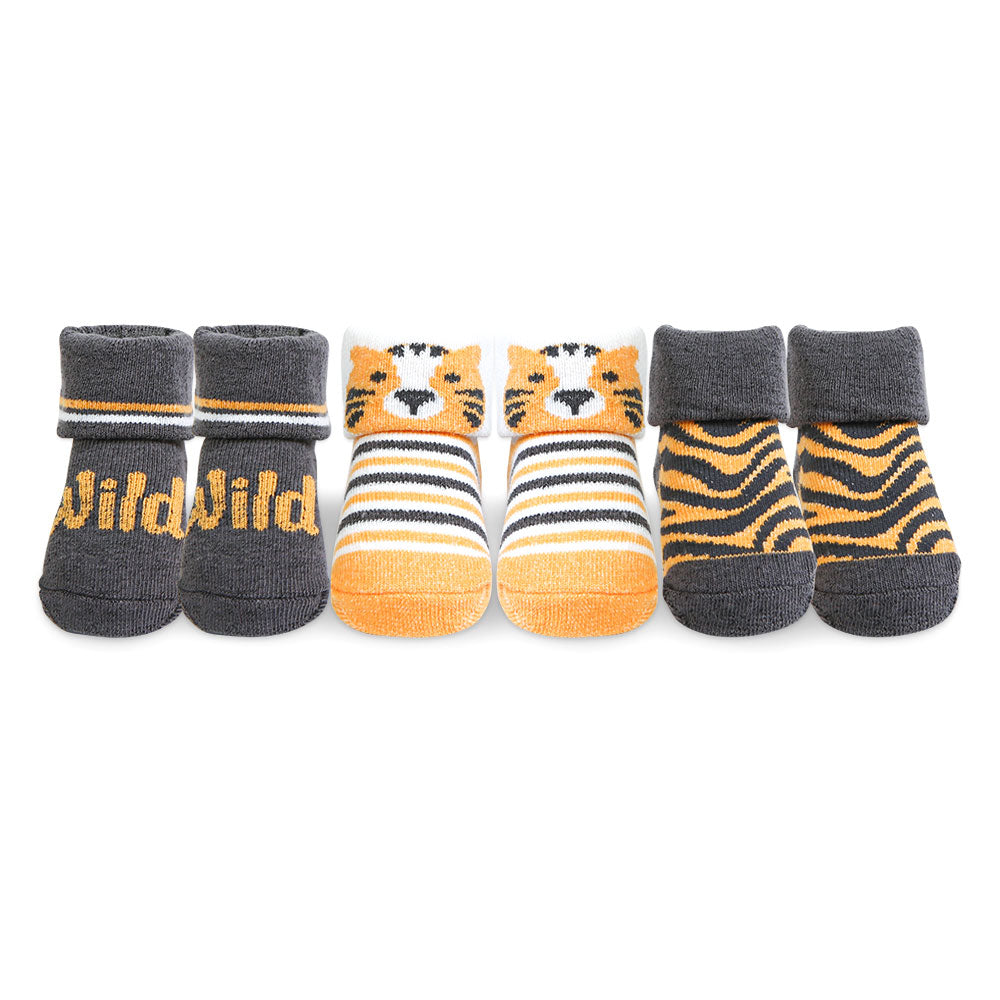 BOOTIES PK-3 MULTI-COLOR WILD TIGER