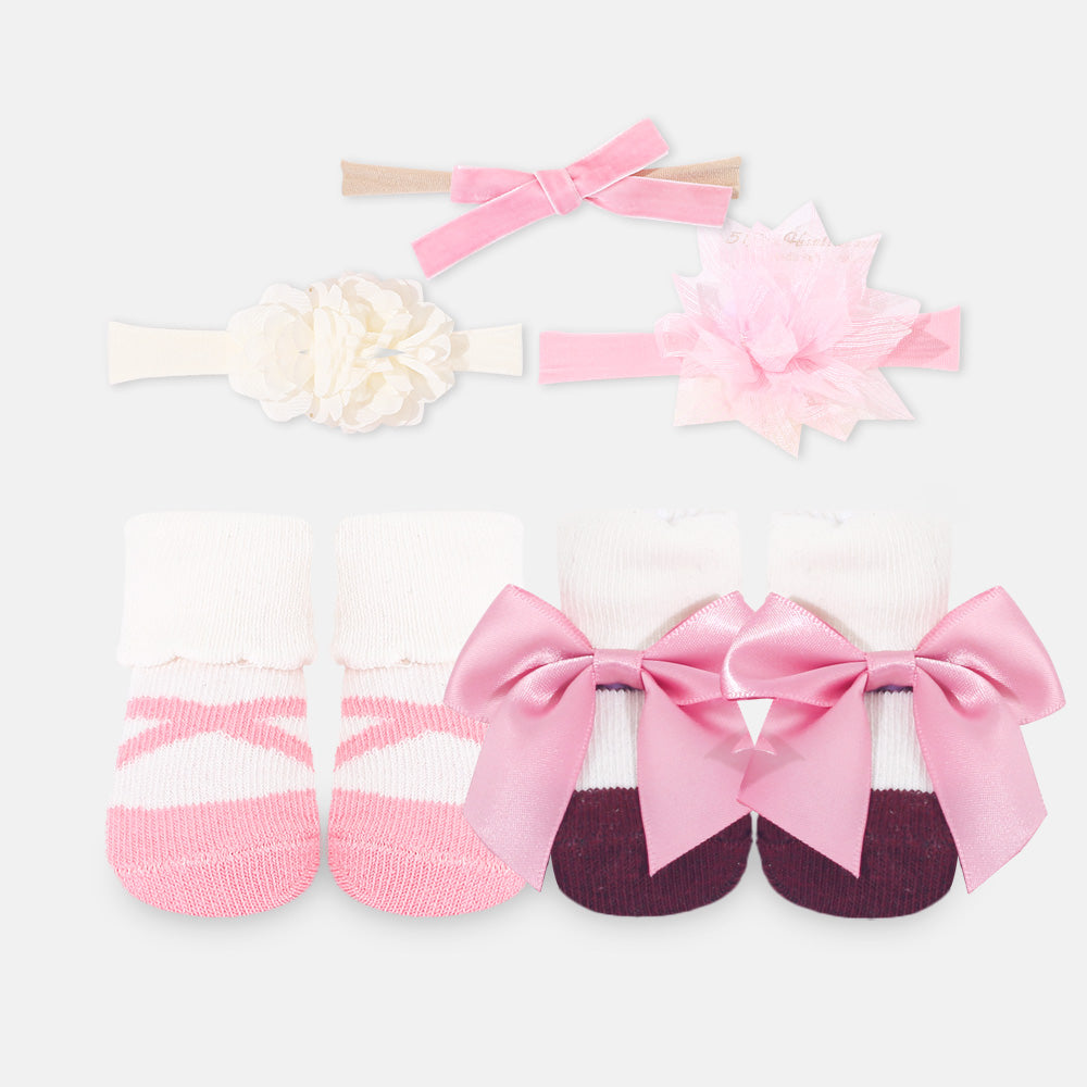 BOOTIES PK-2 WITH 3 HEAD BANDS