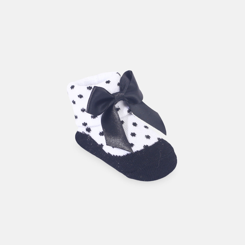 BOOTIES PK-3 WITH 3 HEAD BANDS MAROON FANCY