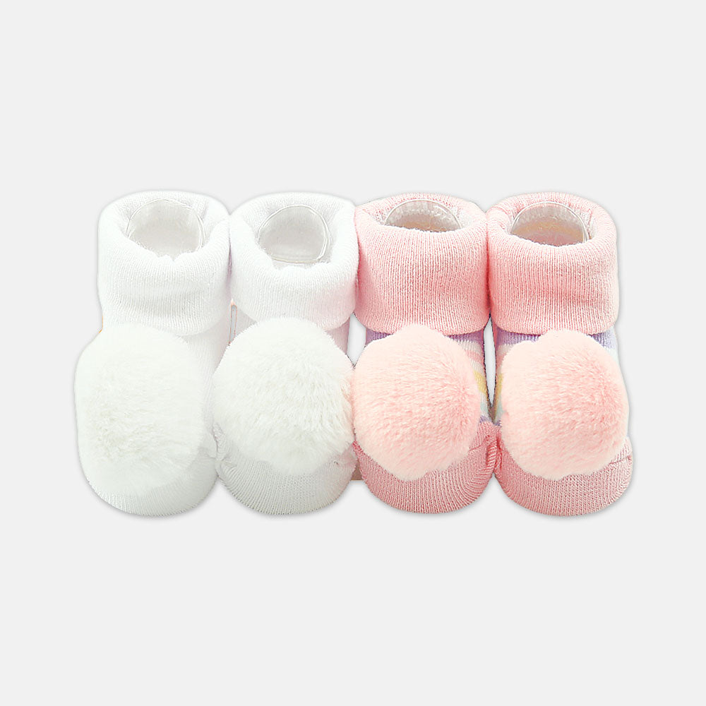 BOOTIES PK-2 POM-POM PRETTY