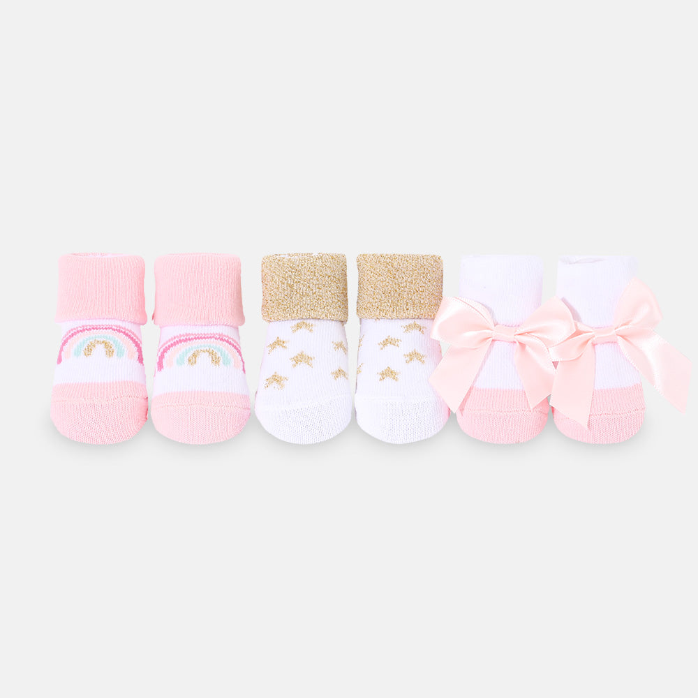 BOOTIES PK-3 RAINBOW STARS