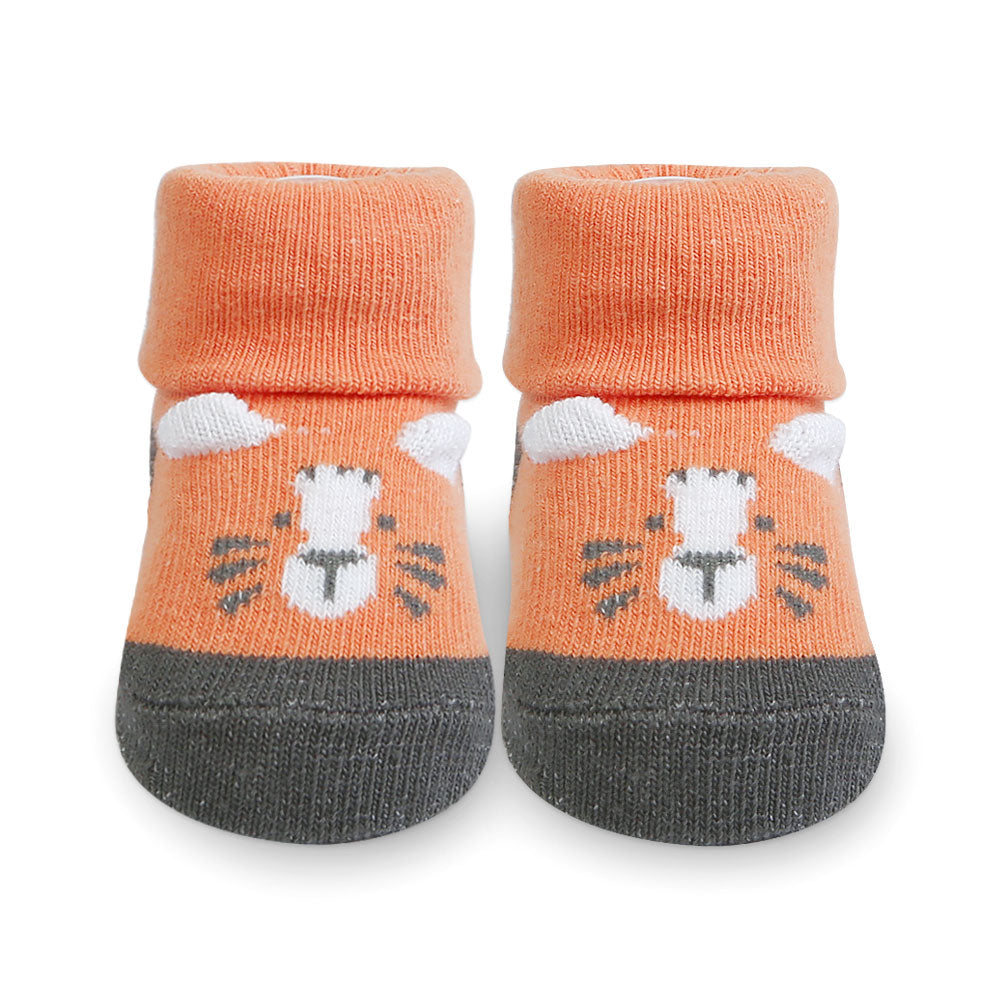 BOOTIES PK-2 MULTI-COLOR TIGER & DUCKY