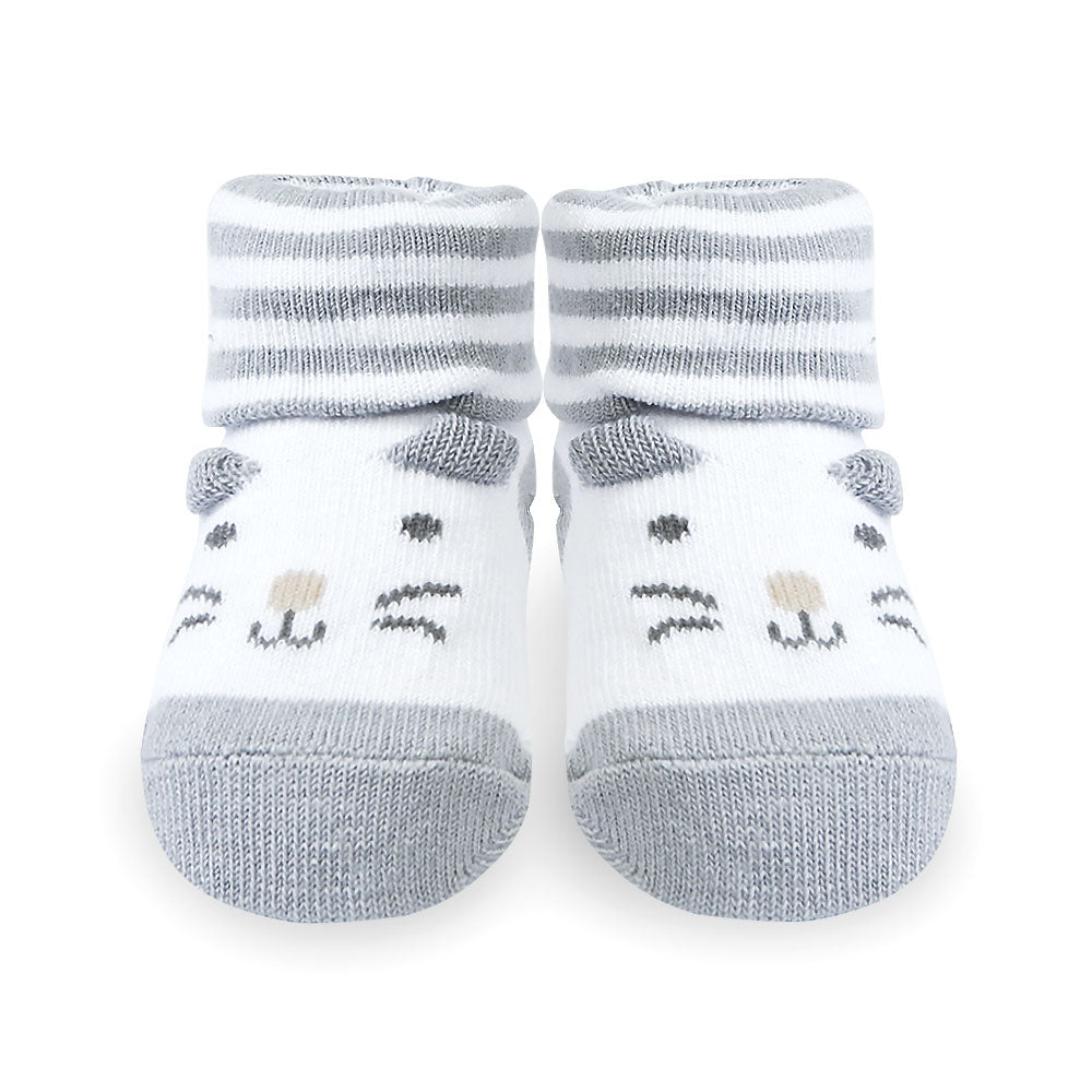 BOOTIES PK-2 MULTI-COLOR KITTY & DUCKY
