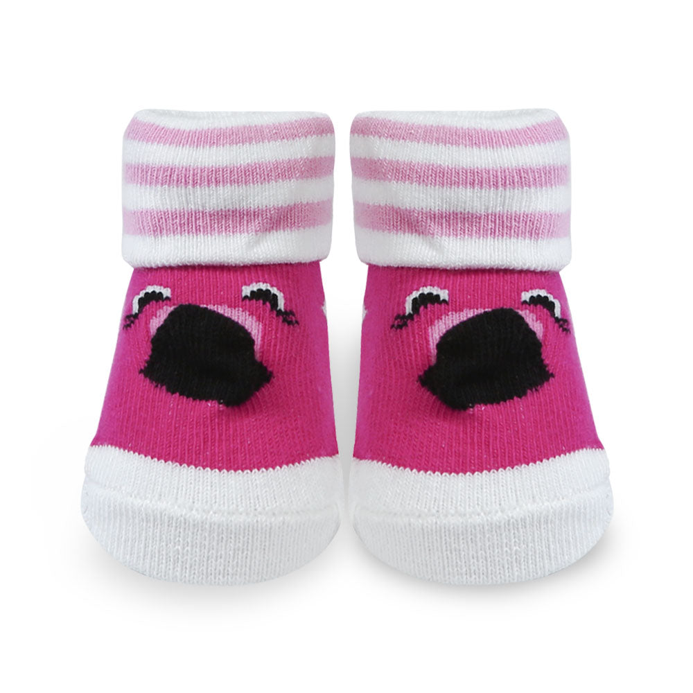 BOOTIES PK-2 PINK KITTY & BIRDIE