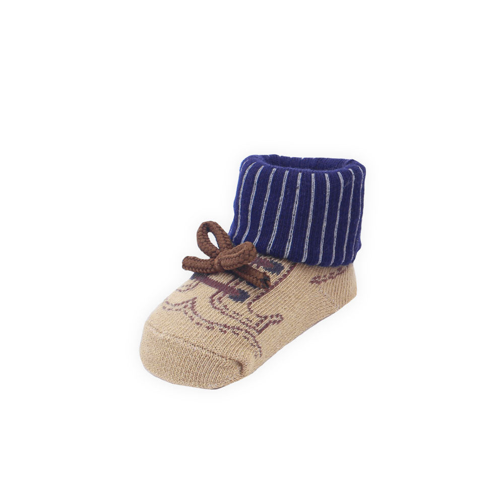 BOOTIES PK-3 MULTICOLOR PRINTED LACED BOW