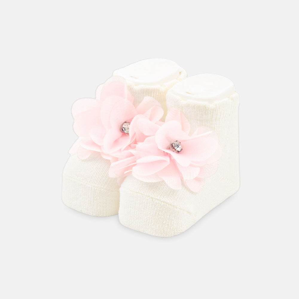 BOOTIES FLOWER ACCENTS