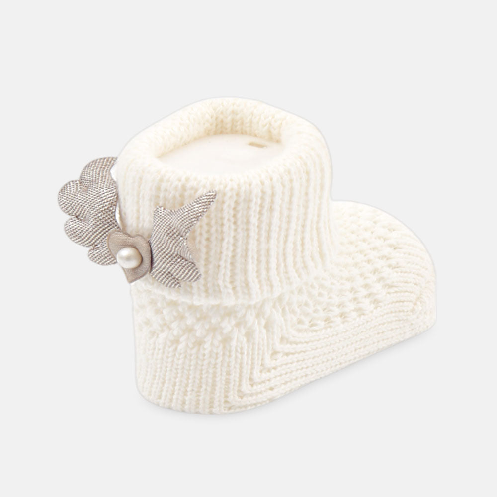 BOOTIES OFF WHITE FEATHER