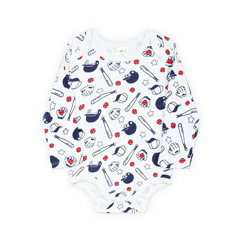 BOY BODY SUIT PK-4 FULL SLEEVE MULTI COLOR