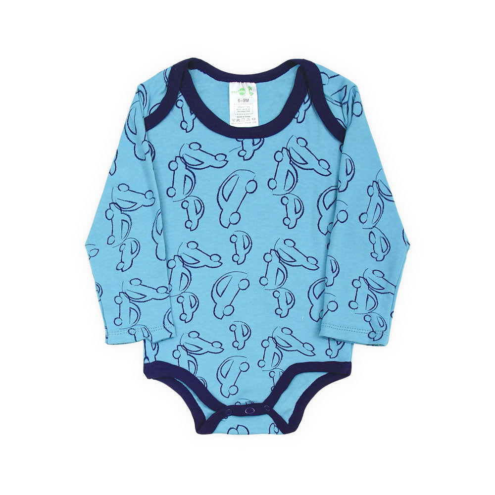 BOY BODY SUIT PK-3 FULL SLEEVE CARS