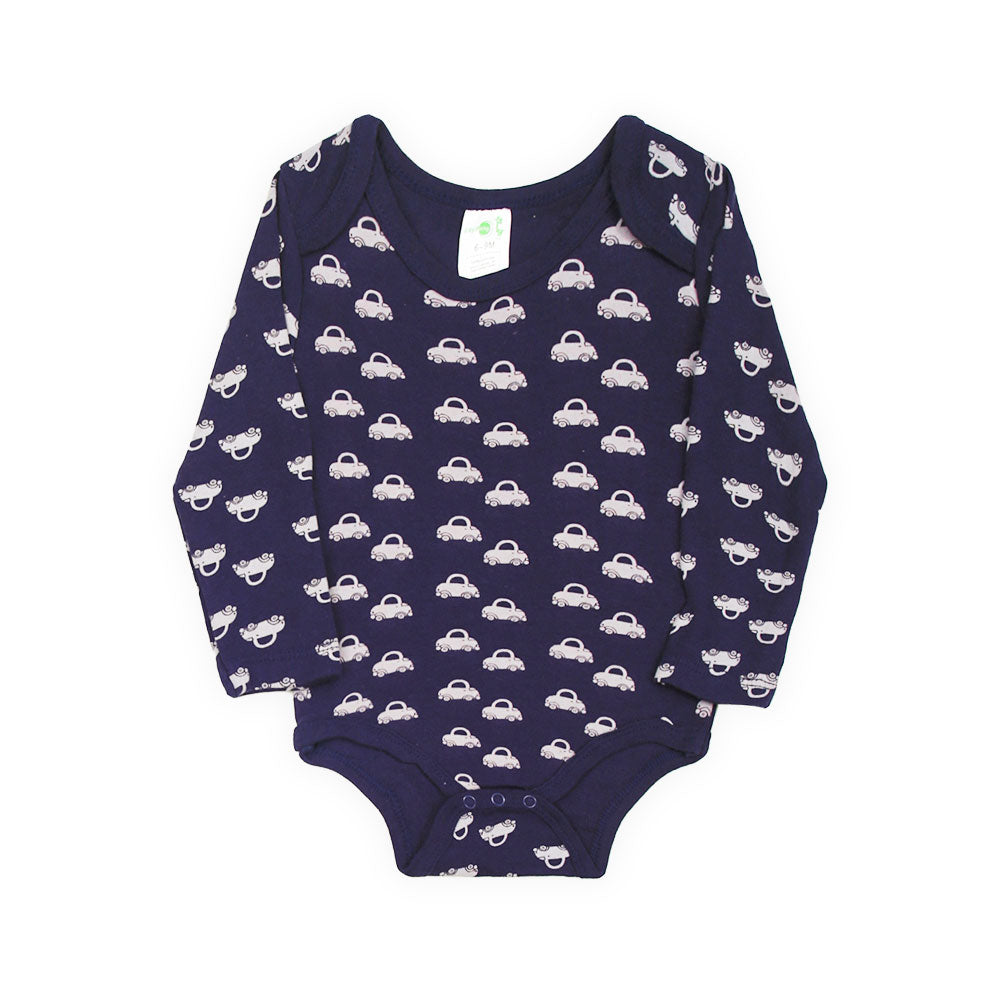 BOY BODY SUIT PK-3 FULL SLEEVE CARS
