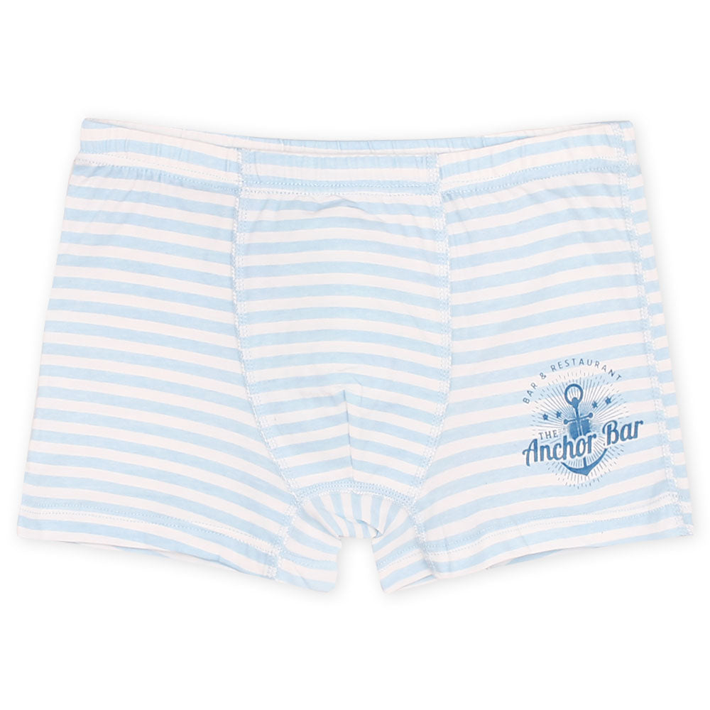 BOY BOXER PK-5 BLUE SEAGULLS