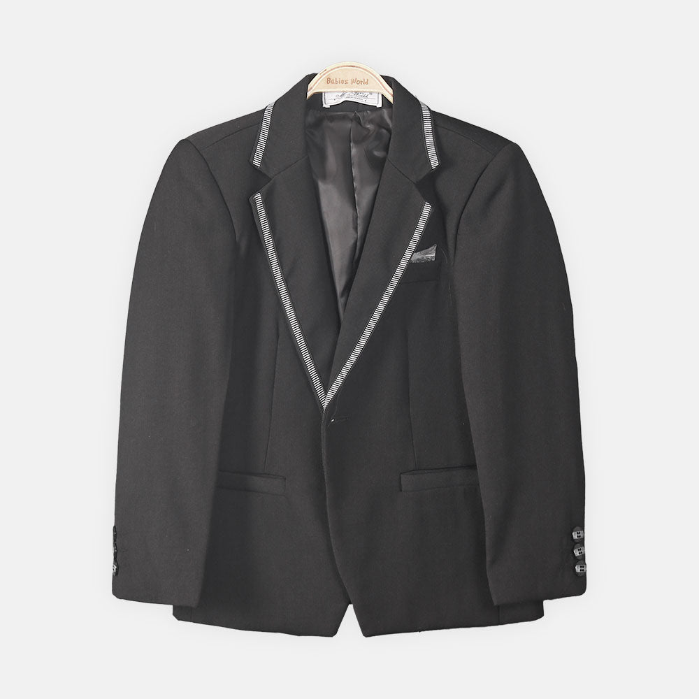 BOY COAT SUIT BLACK