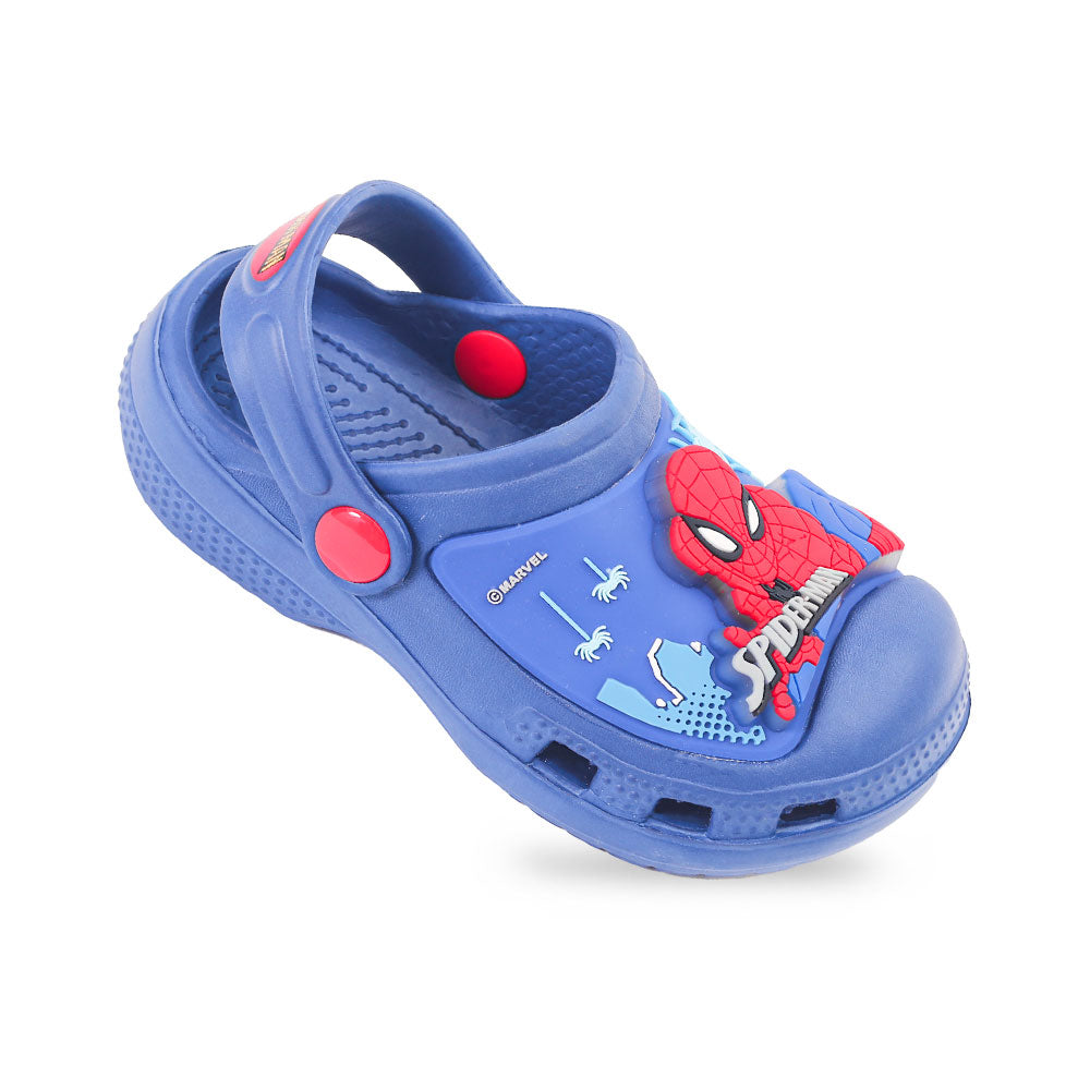BOY CROCS NAVY SPIDERMAN LED