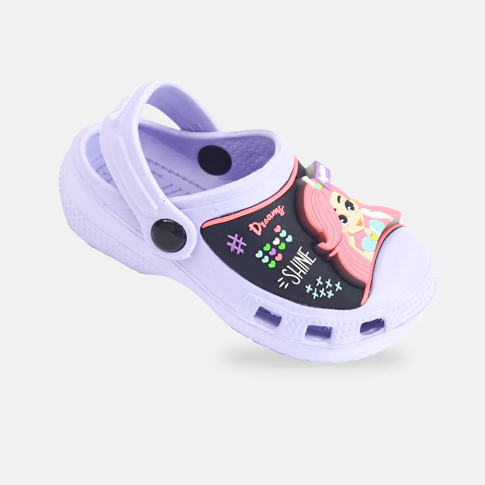 GIRL CROCS LILAC CUTIE 3D