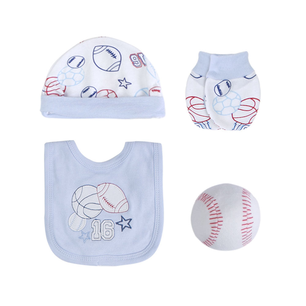 BABY BOY GIFT SET WHITE LIL SPORTSMAN