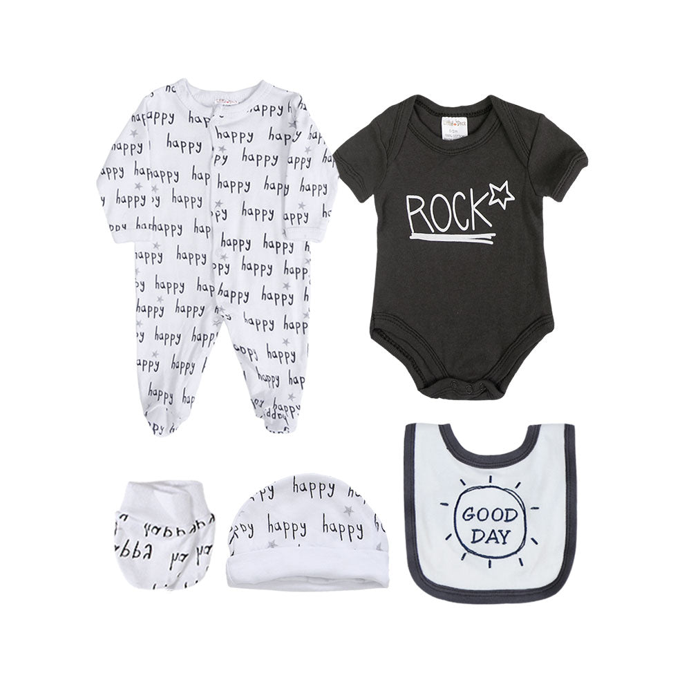 BABY BOY GIFT SET WHITE GOOD DAY BESTIE