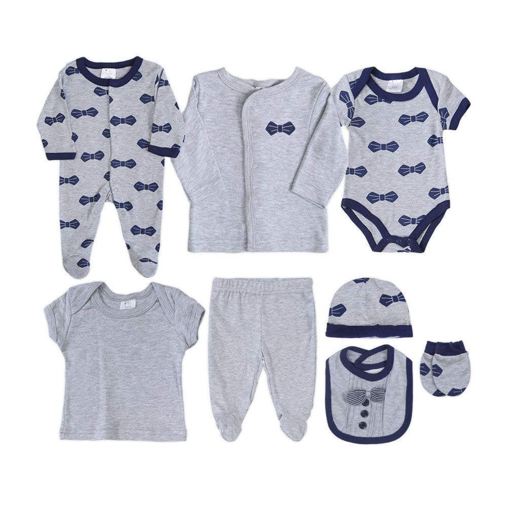 BABY BOY GIFT SET GREY LIL GENTLEMAN