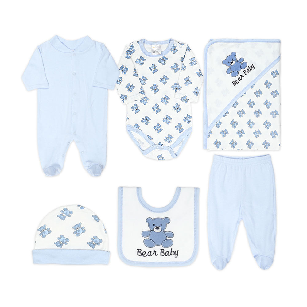 BABY BOY GIFT SET BLUE BABY BEAR BOY
