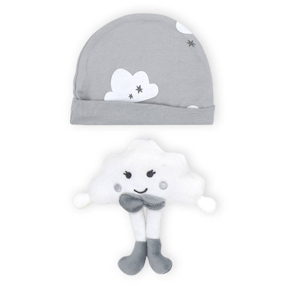 BABY BOY GIFT SET GREY WISHING STAR