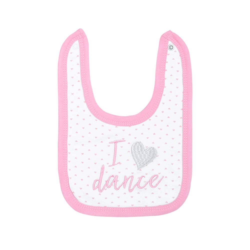 BABY GIRL GIFT SET PINK & WHITE I LOVE DANCE