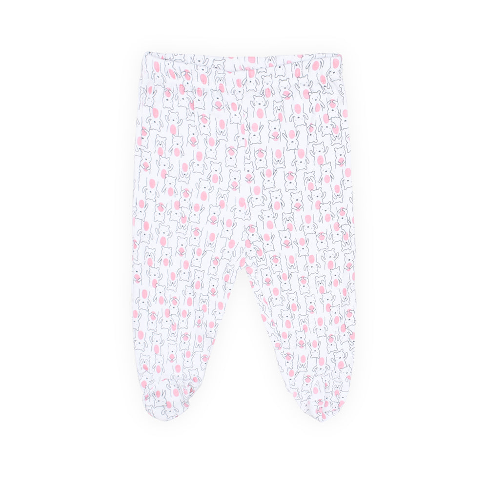 BABY GIRL GIFT SET PINK & WHITE HELLO WORLD