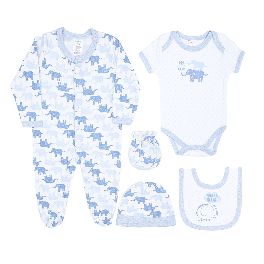 BABY BOY GIFT SET WHITE DREM BIG MY LITTLE BABY