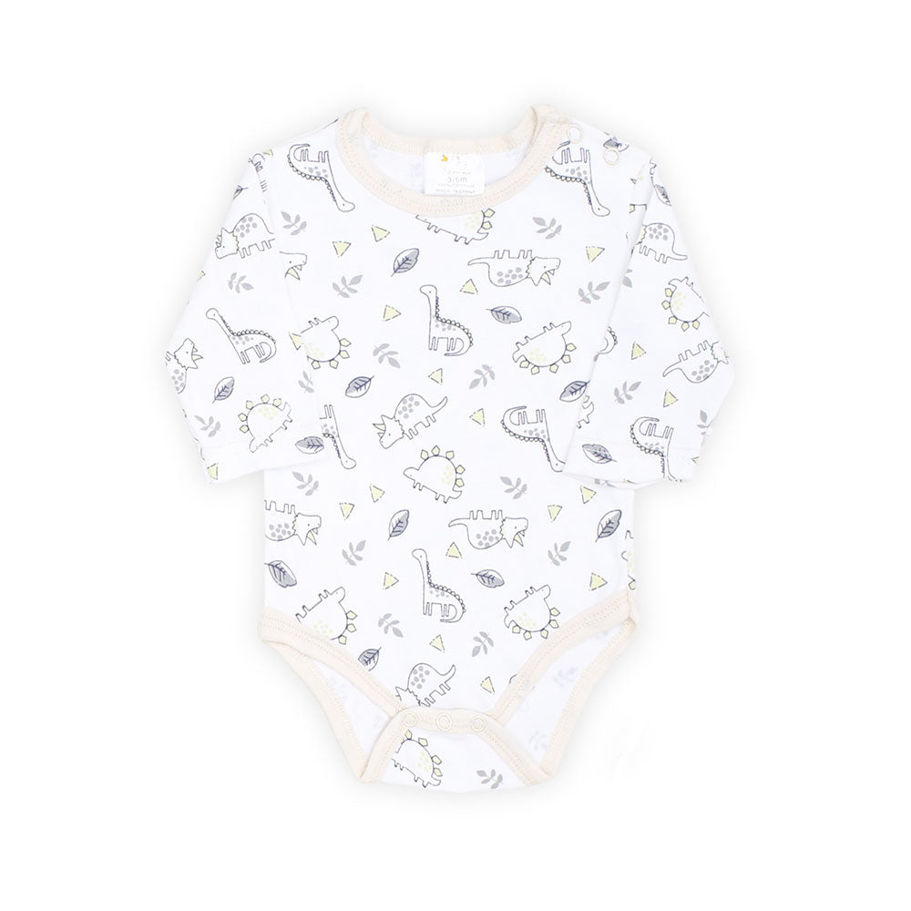 BABY BOY GIFT SET BEIGE DINOSAUR