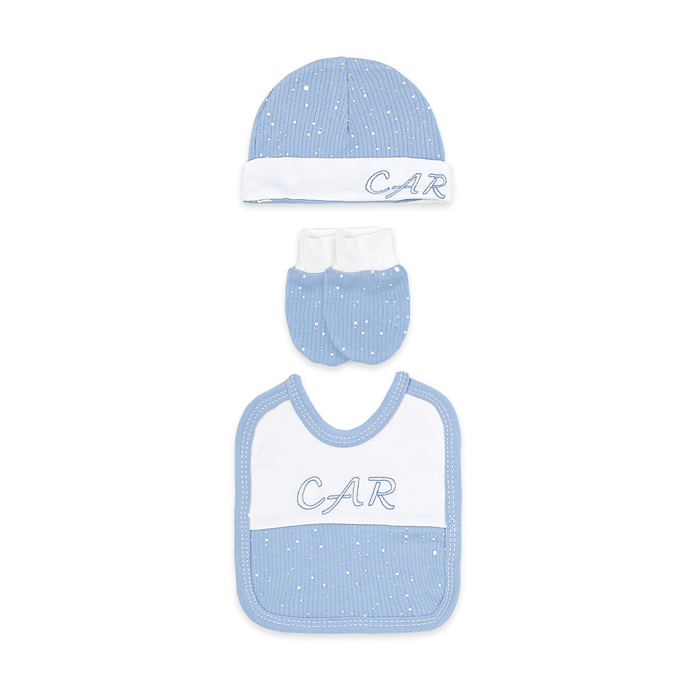 BABY BOY GIFT SET BLUE CAR