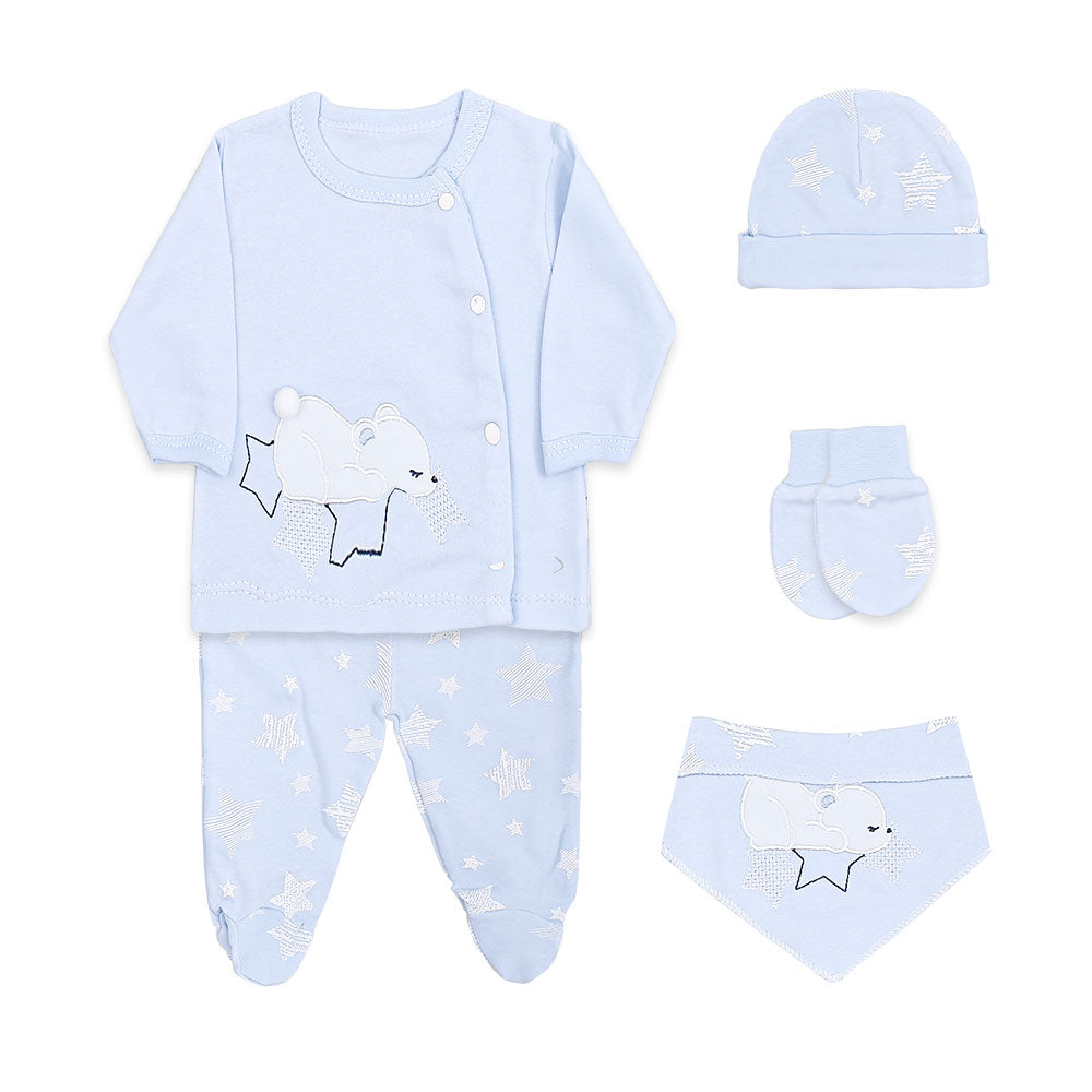 BABY BOY GIFT SET BLUE BEAR STAR