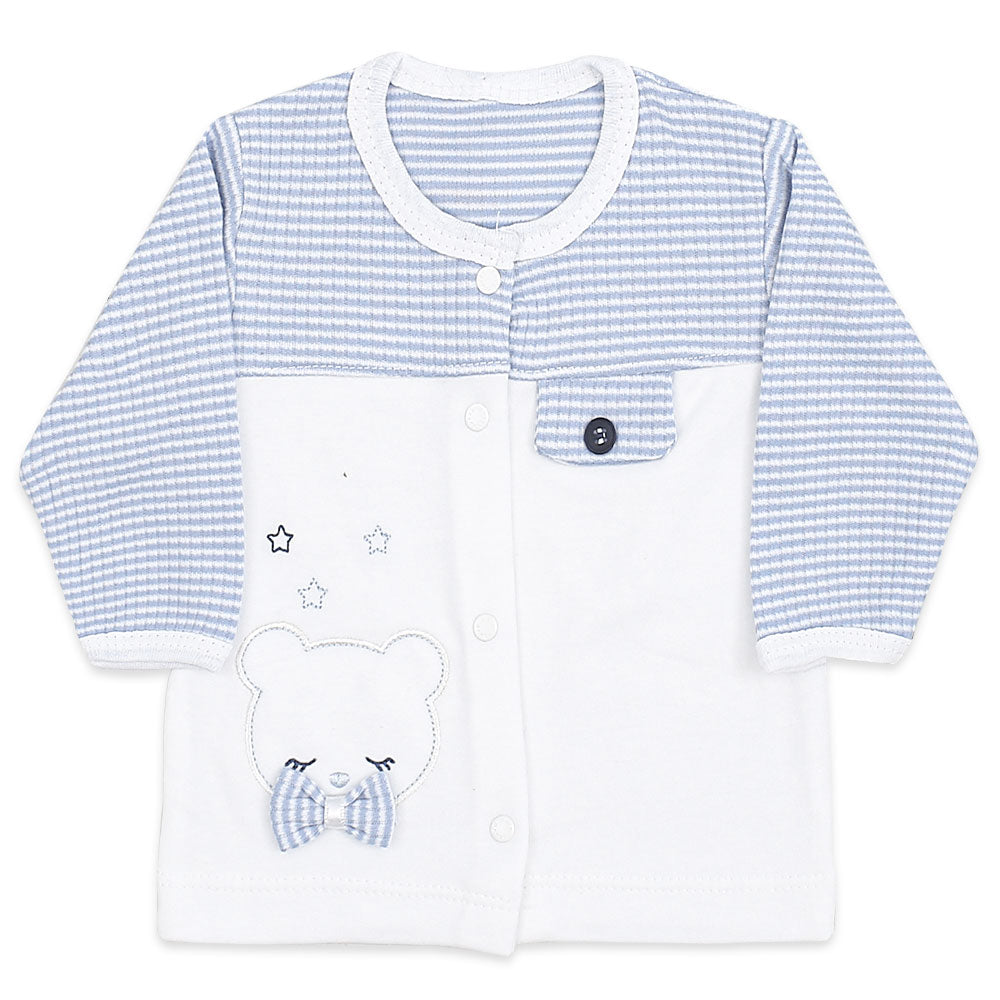 BABY BOY GIFT SET BLUE BOW & BEAR