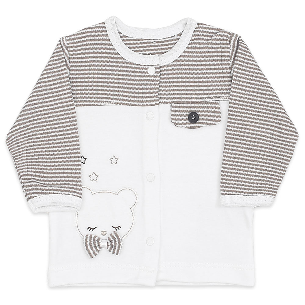 BABY BOY GIFT SET BROWN BOW & BEAR