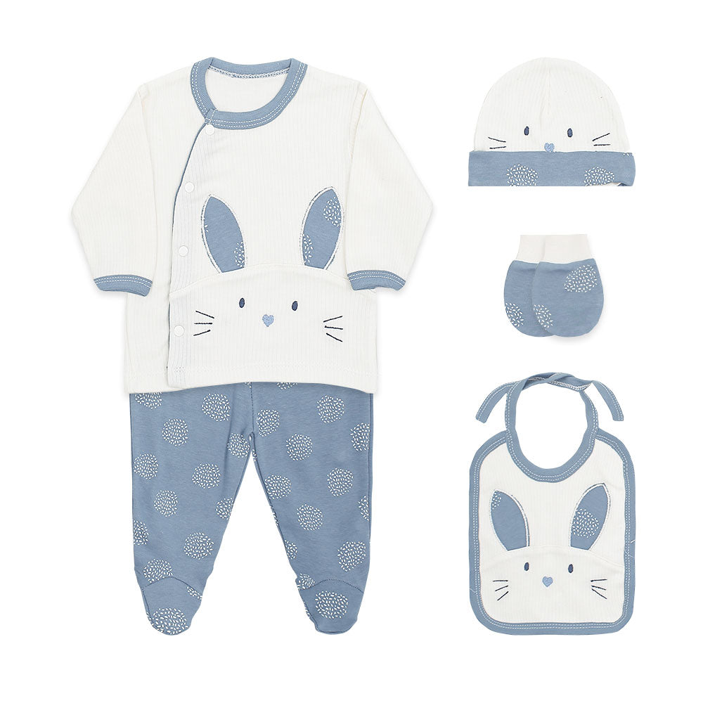BABY BOY GIFT SET BLUE BUNNY EAR