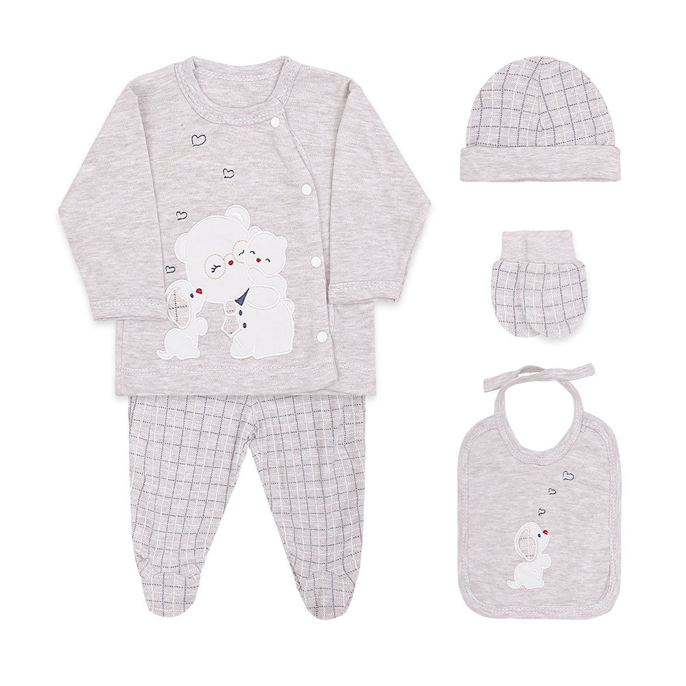 BABY BOY GIFT SET BROWN PUPPY