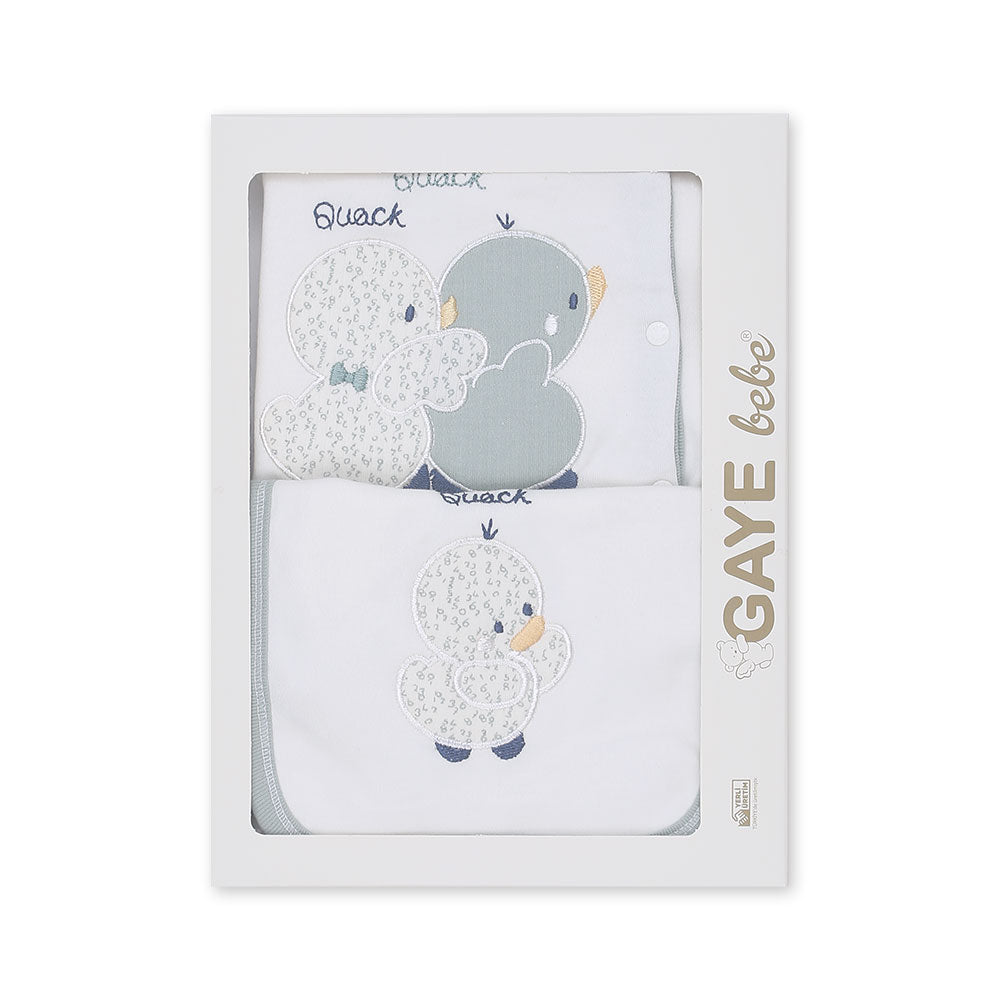 BABY BOY GIFT SET GREEN DUCK
