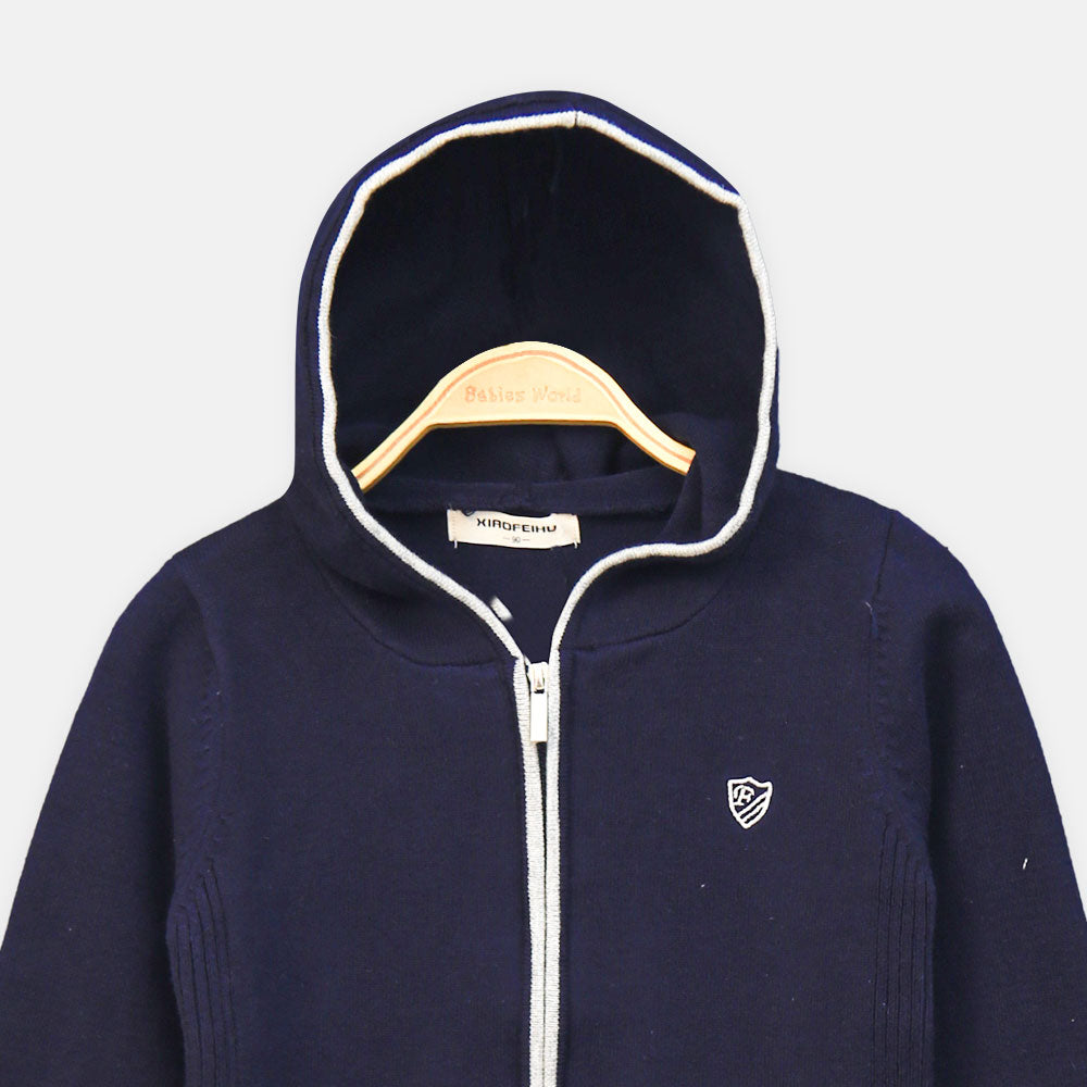 BOY JACKET NAVY ZIPPER