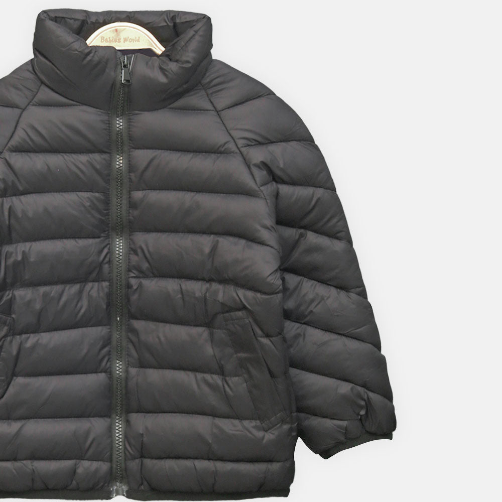 BOY JACKET NAVY BLUE CREW NECK