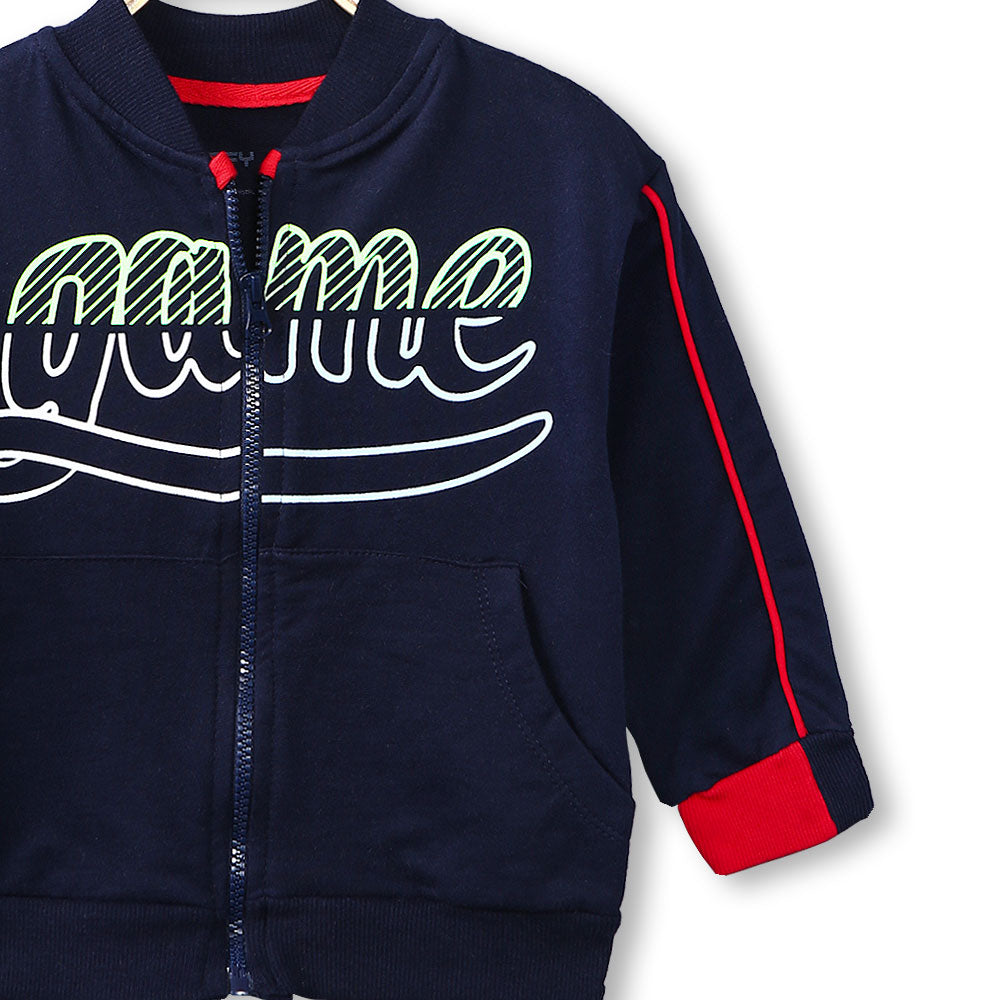 BOY JACKET NAVY GAME