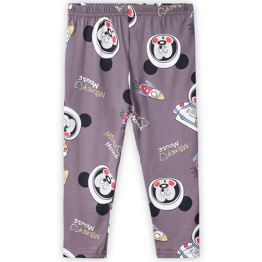 BOY NIGHT SUIT PEACH MICKEY MOUSE