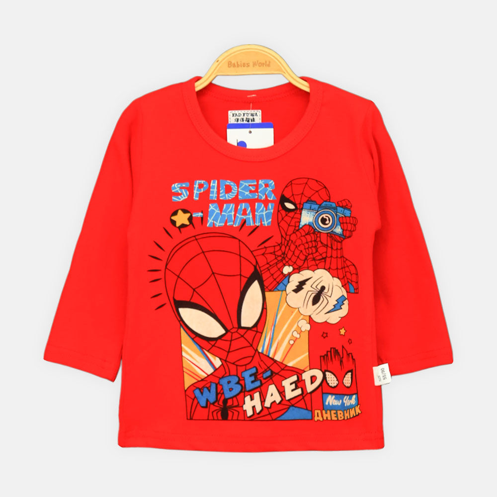 BOY NIGHT SUIT HEROIC RED SPIDEY
