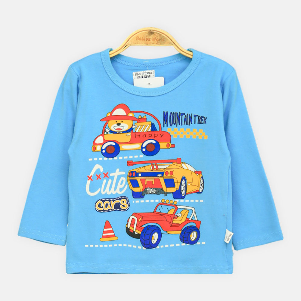 BOY NIGHT SUIT CUTE CARS MOUNTAIN
