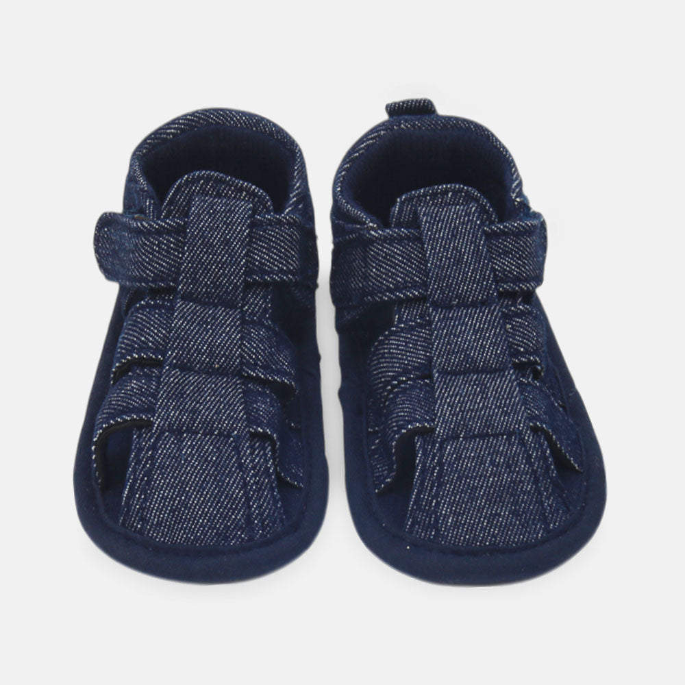 BOY PRE WALKER SANDAL NAVY DENIM