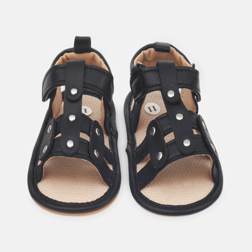 BOY PRE WALKER SANDAL BLACK