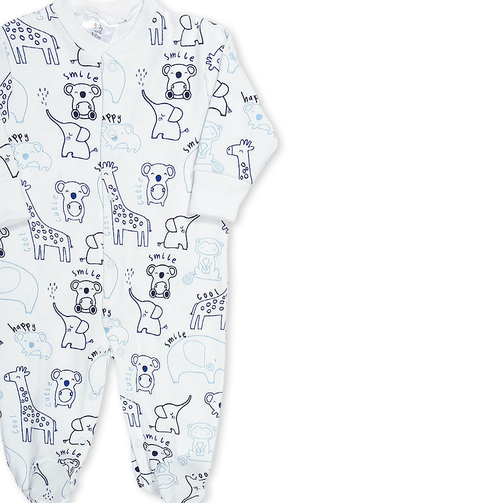 ROMPER BOYS PK-3 NAVY SMILE KOALA