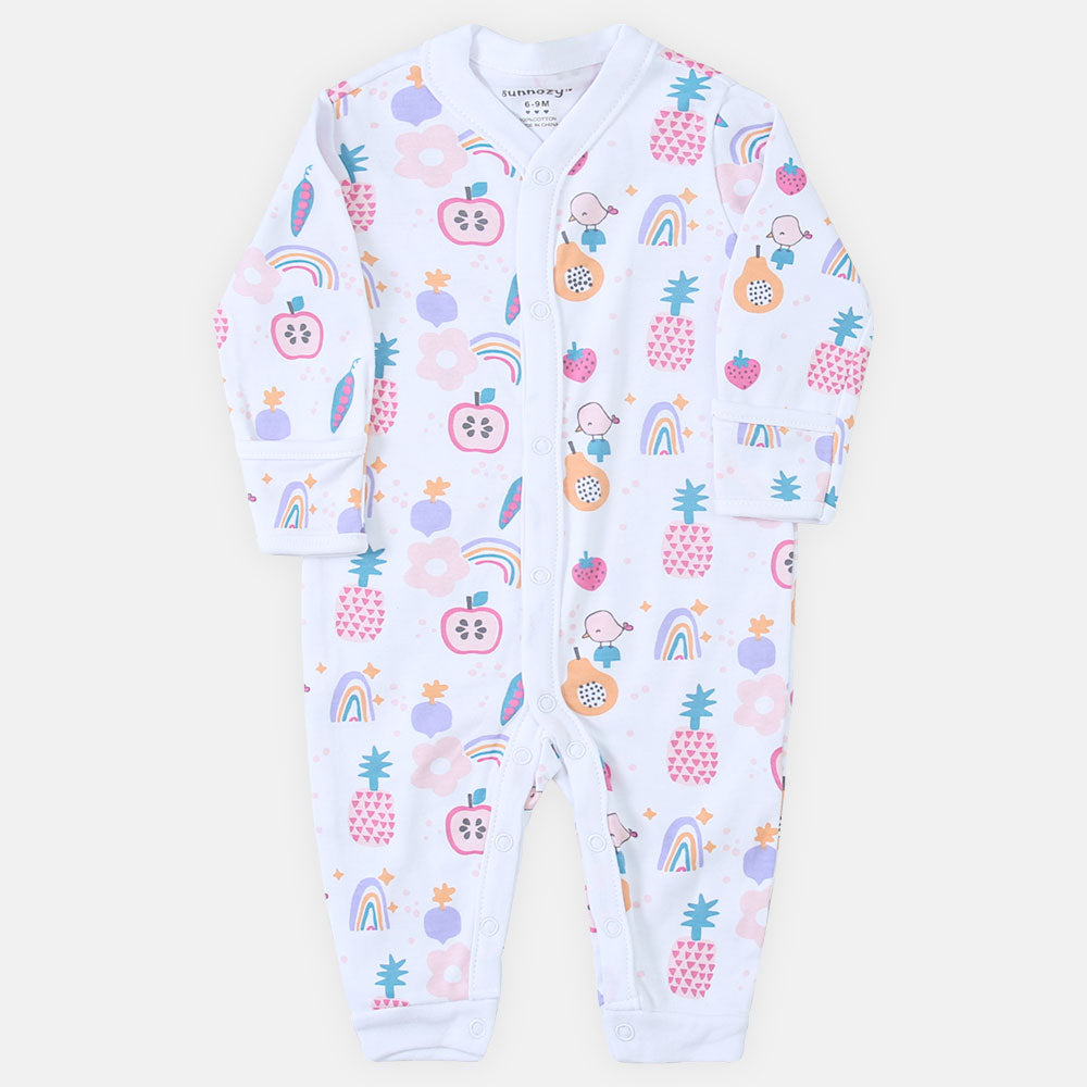 ROMPER GIRLS PK-3 PURPLE PINK VIBRANT