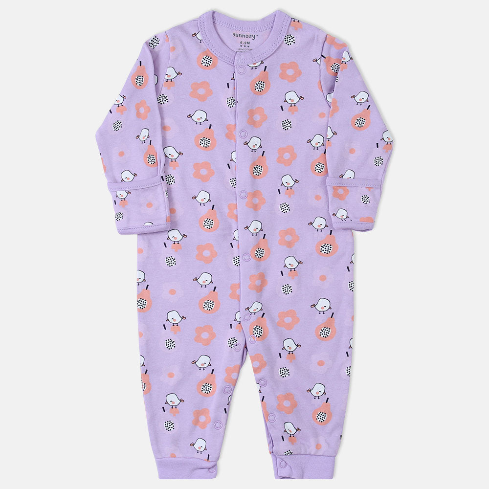 ROMPER GIRLS PK-3 PURPLE PINK VIBRANT