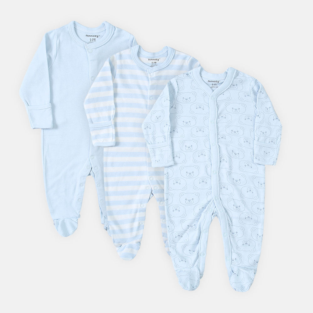 ROMPER BOYS PK-3 TEDDY TOT